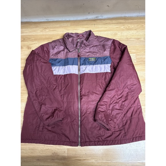 LL Bean Women's Mountain Classic Puffer Jacket Color-block  Size 3x Plus - Picture 1 of 11